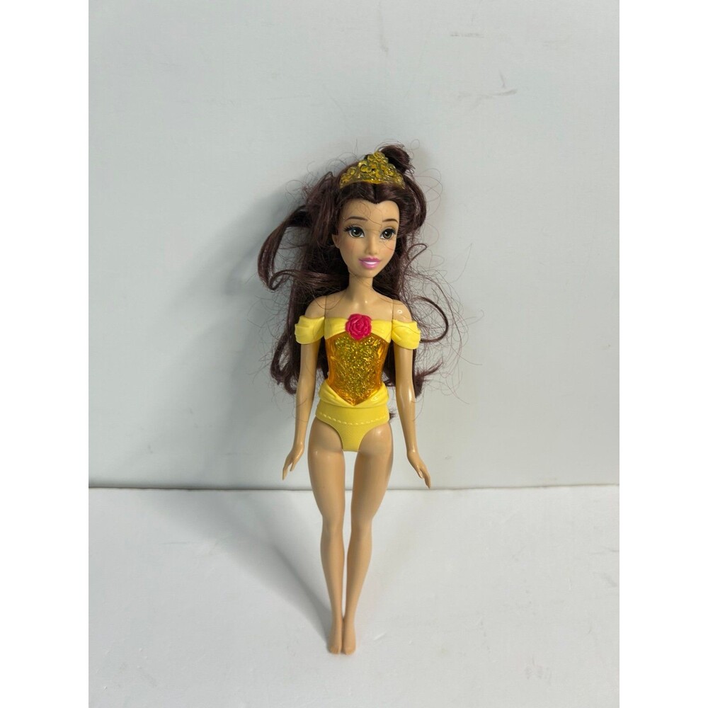 Disney Princess Belle Fashion Doll with Tiara and Rose